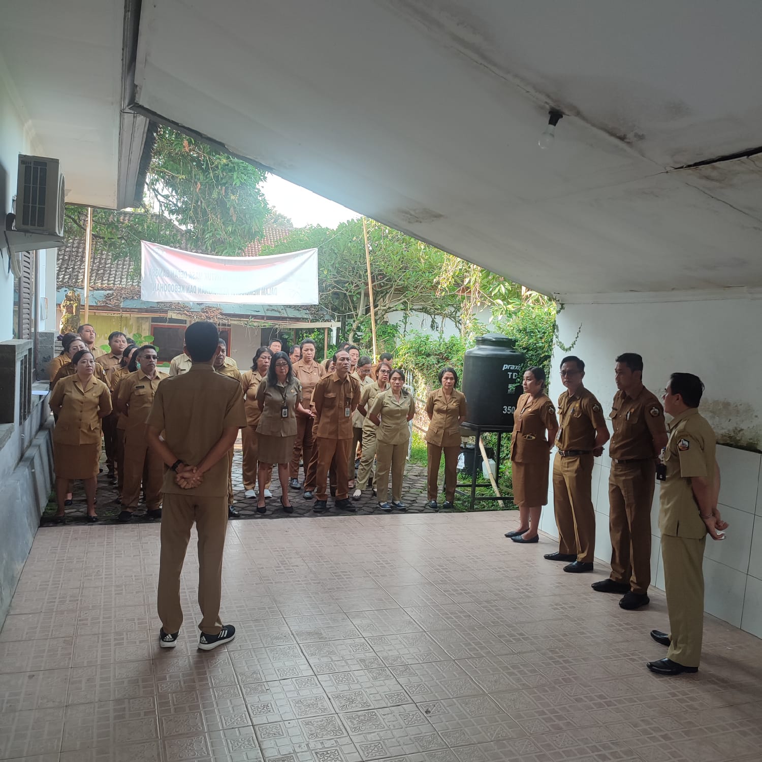 Giat Apel Pagi di Lingkungan DPMPTSP Bangli
