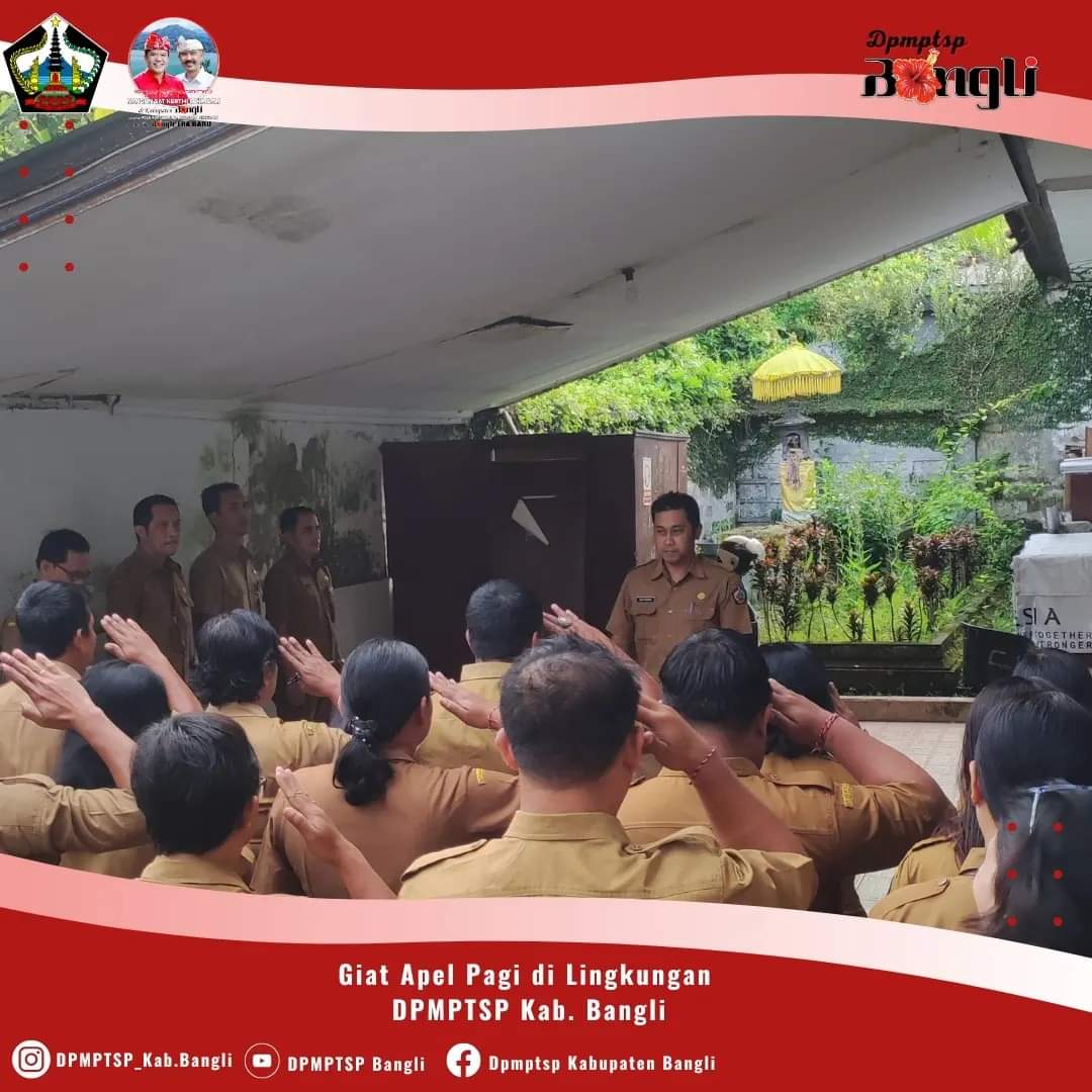 GIAT APEL PAGI DI LINGKUNGAN DPMPTSP KABUPATEN BVANGLI