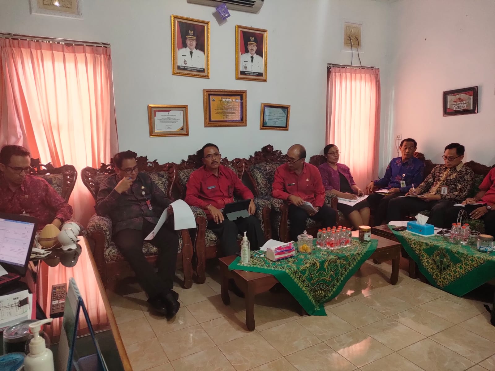 EVALUASI KEGIATAN TRIWULAN 1 OLEH TIM PENGENDALI PEMBANGUNAN KABUPATEN BANGLI