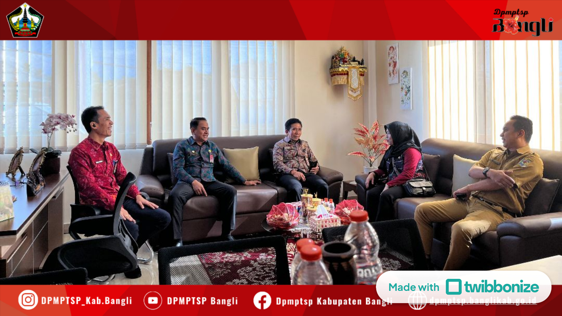 KUNJUNGAN TIM DARI KEMENDAGRI KE MPP KABUPATEN BANGLI