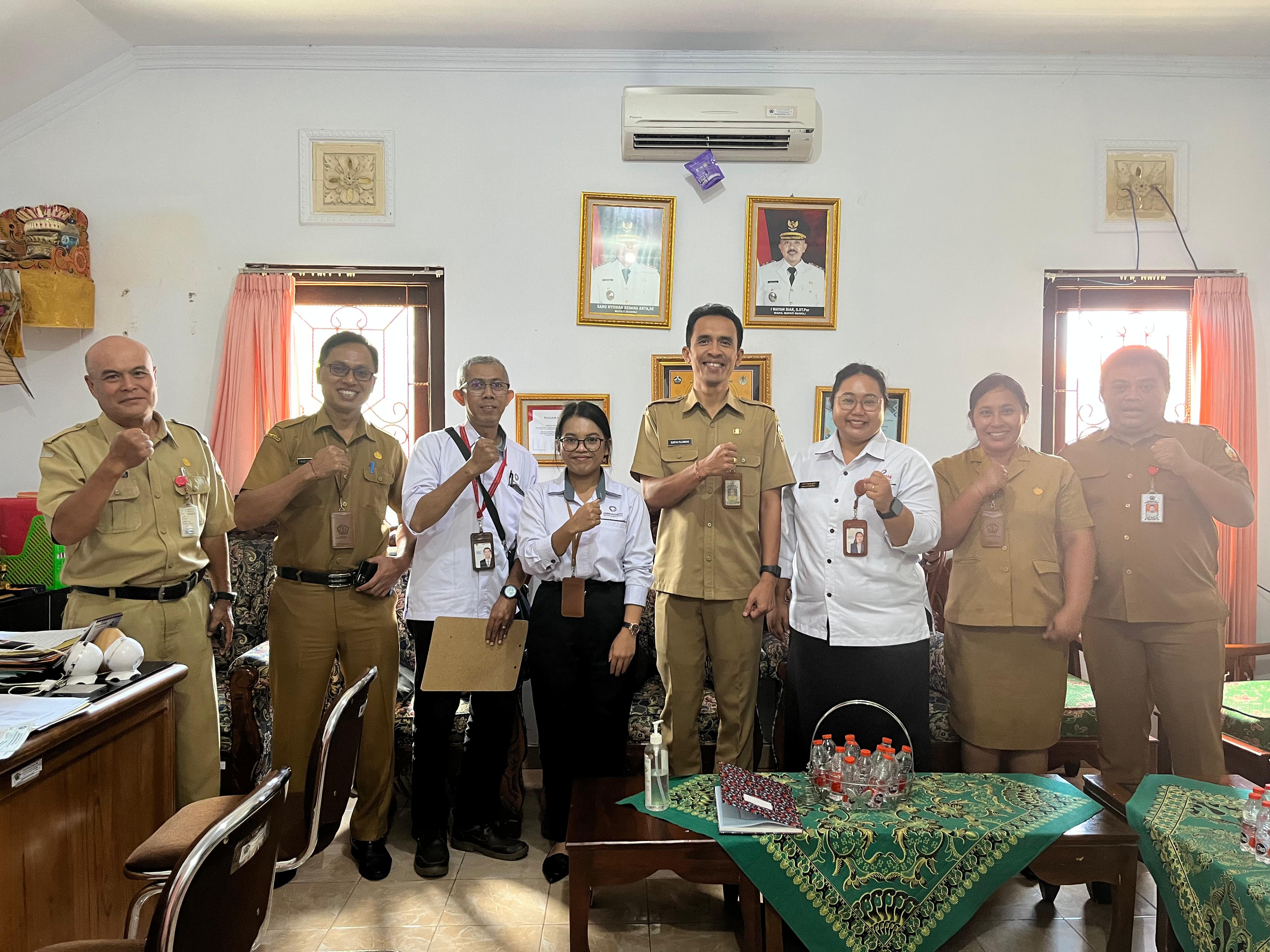 Pengawasan Pelayanan Publik Dari Ombusman RI Perwakilan Bali di DPMPTSP Kab. Bangli 2024 di Ruangan Bapak Kadis DPMPTSP