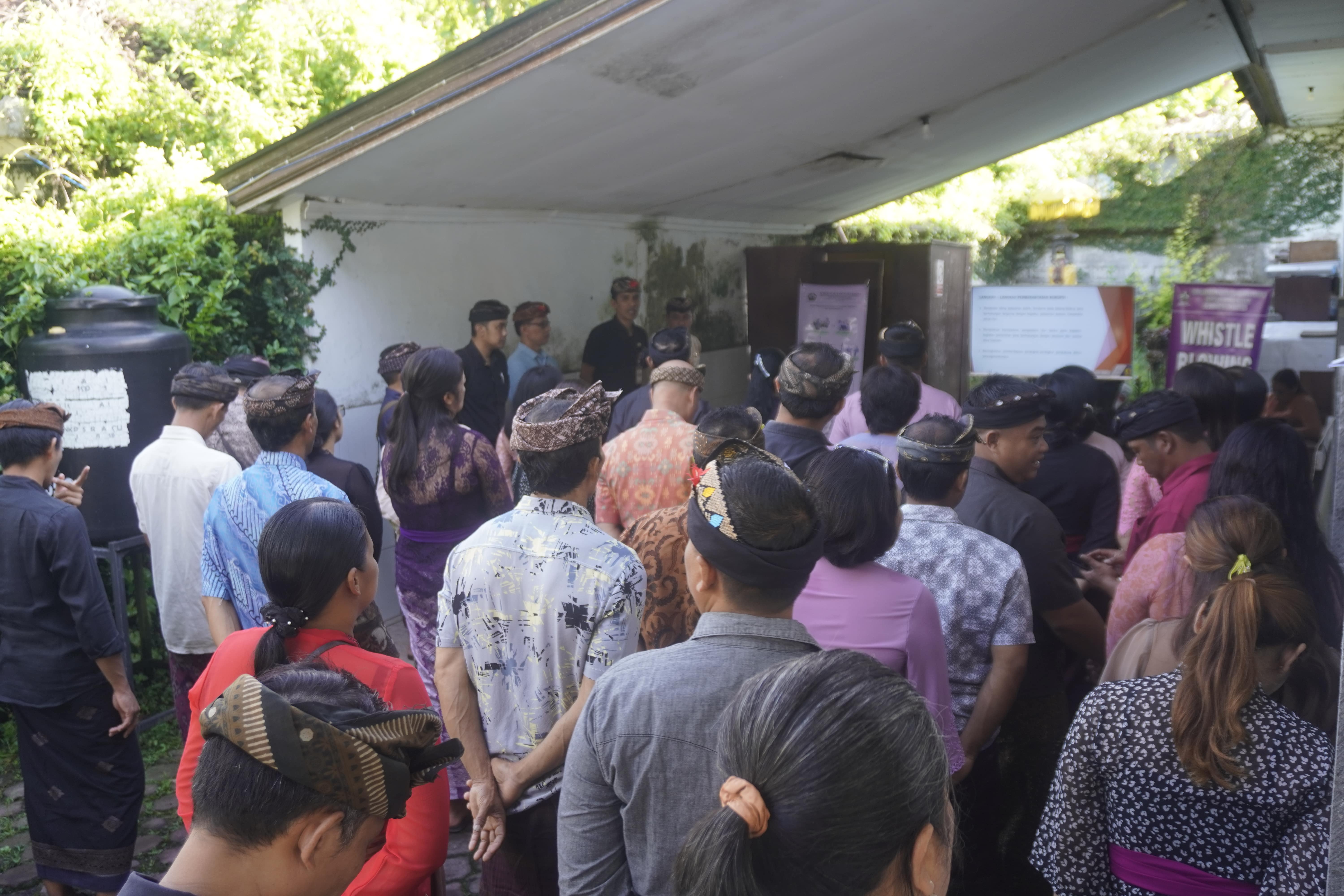 Sosialisasi Kampanye Anti Korupsi di Lingkungan DPMPTSP Kab. Bangli